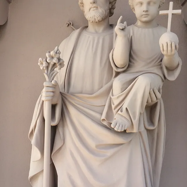 Restaurierung Joseph mit Christkind