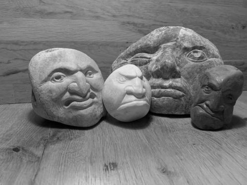 Gesichter aus Stein